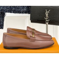 Tod's Loafers in Leather with clamp brown 2025