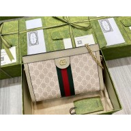 Gucci Ophidia jumbo GG small shoulder bag 503877 beige and white 2023