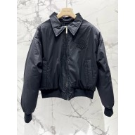 MIU MIU BLACK Technical fabric down jacket ML1086 2024