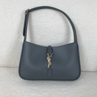 saint laurent le 5 à 7 in smooth leather storm 2024(original quality)
