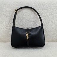 saint laurent le 5 à 7 in smooth leather black 2024(original quality)