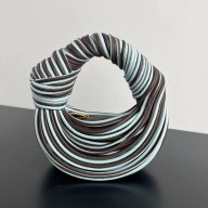 Bottega Veneta Mini Jodie Hobo in Intrecciato Leather fondant/blue 2024 