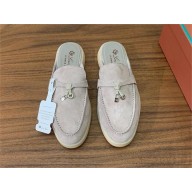 Loro Piana Babouche Charms Walk Loafers IN Suede Goatskin 20 2024