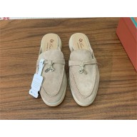 Loro Piana Babouche Charms Walk Loafers IN Suede Goatskin 26 2024