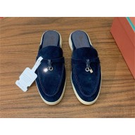 Loro Piana Babouche Charms Walk Loafers IN Suede Goatskin 29 2024