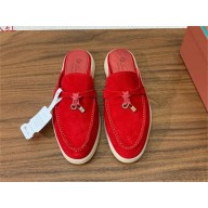 Loro Piana Babouche Charms Walk Loafers IN Suede Goatskin 11 2024