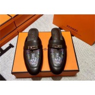 Hermes Kelly Buckle Oz Mules 71(original quality)