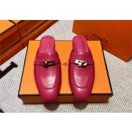 Hermes Kelly Buckle Oz Mules 61(original quality)