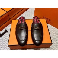 Hermes Kelly Buckle Oz Mules 67(original quality)
