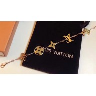 Louis Vuitton Monogram Flower Bracelet Gold 2018