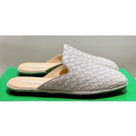 Bottega Veneta Intrecciato Fiandra Slippers Gray 2023