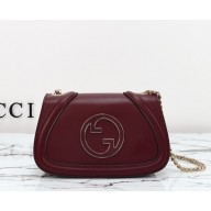 Gucci Blondie mini shoulder bag 815711 burgundy leather 2024