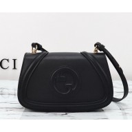 Gucci Blondie mini shoulder bag 815700 black smooth leather 2024