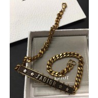 Dior J'adior Choker in Gold-tone and Palladium Finish Aged Metal 2018