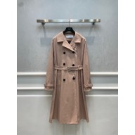 dior Pink Bonded Technical Cotton Trench Coat 2023