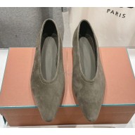Loro Piana Rebecca Ballerinas in suede Calfskin 03-2024
