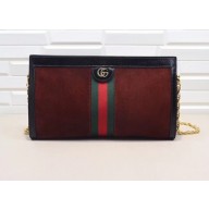 Gucci Ophidia Suede Medium Shoulder Bag 503876 Brown 2018