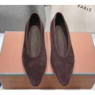 Loro Piana Rebecca Ballerinas in suede Calfskin 05-2024
