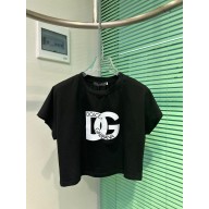 Dolce & Gabbana LOGO PRINTED T-SHIRT BLACK 2023