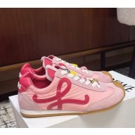 Loewe Ballet Runner 2.0 in nylon and calfskin pink 2025
