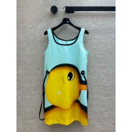 LOUIS VUITTON Leather Pull Duck Dress 1AFSUS 2024