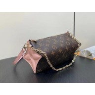 LOUIS VUITTON BLOOM POUCH IN Monogram canvas Rose Jasmin Pink M11303 2024