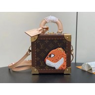LOUIS VUITTON Mini Square Trunk Leopard M11210 2024