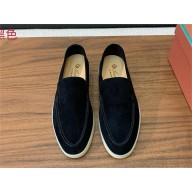 Loro Piana Summer Walk Loafers in suede leather 23