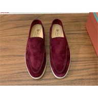 Loro Piana Summer Walk Loafers in suede leather 01