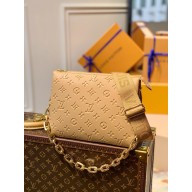 Louis Vuitton Monogram-embossed Lambskin Coussin PM Bag M57791 camel 2021
