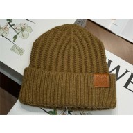 Loewe Knit Beanie khaki green 2024