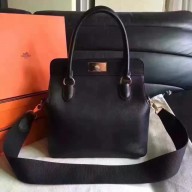 Hermes Original Swift Leather Toolbox 20cm Bag Black