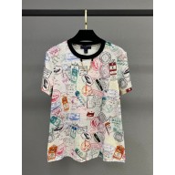 Louis Vuitton Travel Stamp T-Shirt  1AGDLC 2025