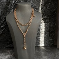 Tiffany HardWear Wrap Necklace PINK GOLD