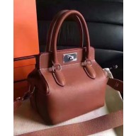 Hermes Original Swift Leather Toolbox 20cm Bag Brown