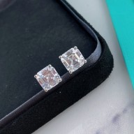 Tiffany Solitaire Diamond Stud Earrings