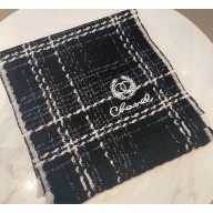 Chanel sheep wool Scarf 32*186cm black 2024