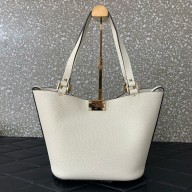 Valentino Garavani Rockstud Leather Tote WHITE 2024