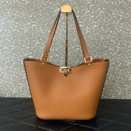 Valentino Garavani Rockstud Leather Tote TAN 2024