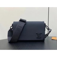 louis vuitton aerogram leather Takeoff Messenger bag M24769 NOIR 2023