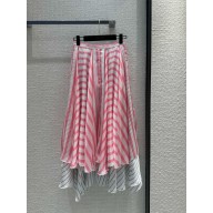 LOUIS VUITTON Mixed Stripe Tiered Skirt  1AFOE9 2024