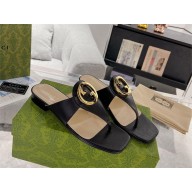 Gucci Blondie thong sandals 739048 black 2023