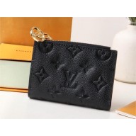 LOUIS VUITTON Lisa Wallet IN Monogram Empreinte leather M83365 BLACK 2024