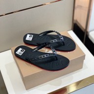 Christian Louboutin PVC SLIPPERS BLACK