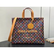 LOUIS VUITTON Damier Ebene coated canvas SHOPPER TOTE N00192 2025