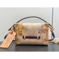 LOUIS VUITTON Canvas and cowhide leather Side Trunk MM M12480 2025