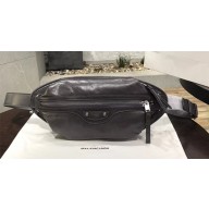Balenciaga Neo Lift Paper Zip-Around Belt Waist Bag Gray 2018