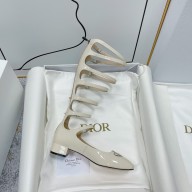 Dior white-Colored Supple patent leather aime boot 2022