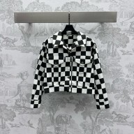 Louis Vuitton Cropped Damier Denim Jacket 1AGAC5 2024