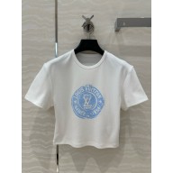 LOUIS VUITTON WHITE STAMP T-SHIRT 1AHIZF 2025